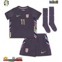 Camisa de Futebol Inglaterra Phil Foden #11 Equipamento Secundário Infantil Europeu 2024 Manga Curta (+ Calças curtas)